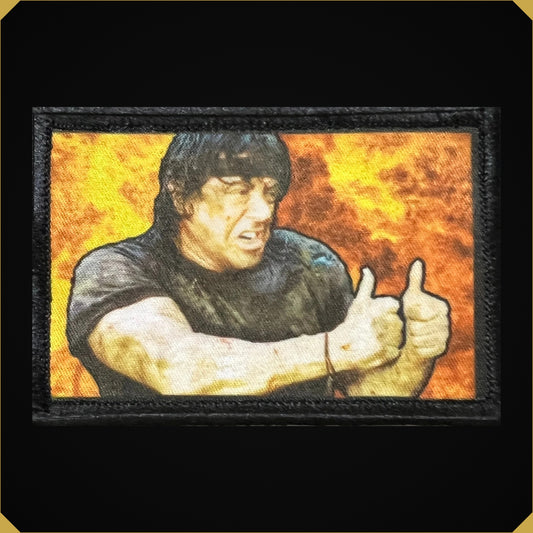 Rambo Thumbs Up Morale Patch