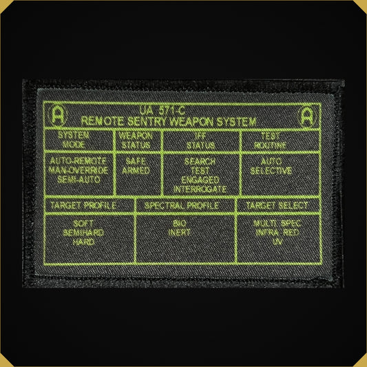Remote Sentry Weapon System Aliens Movie Morale Patch