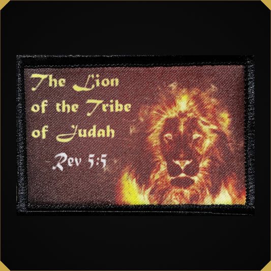Revelation 55 Lion and the Tribe of Judah Morale Patch