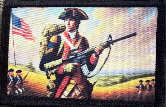 USA Flag, M4 carbine, patriot, Revolutionay war morale patch