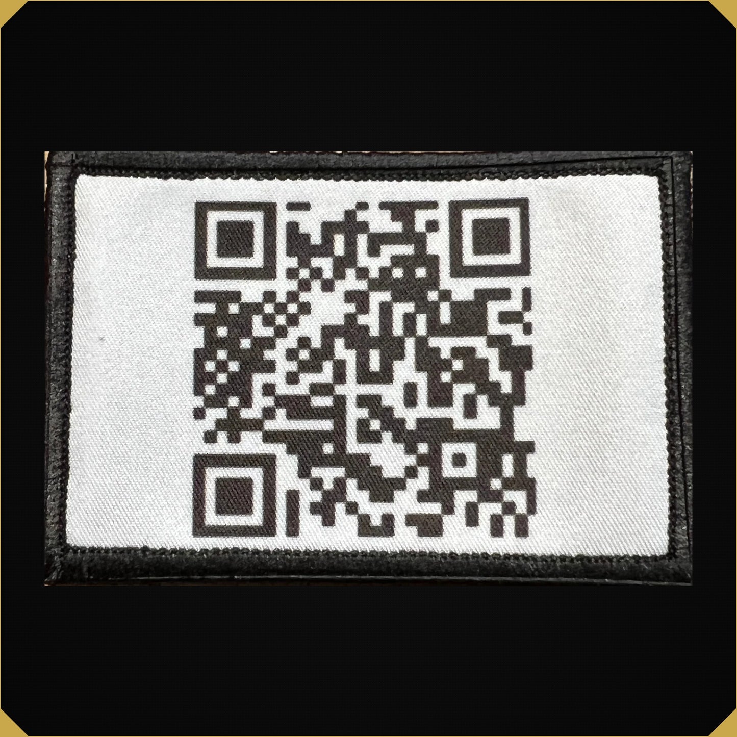Rick Roll QR Code Morale Patch