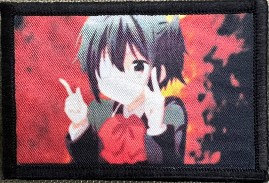 Rikka Takanashi's Finger Spin Morale Patch Morale Patches Redheaded T Shirts 