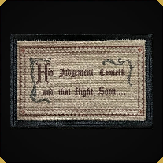 Shawshank Warden Sign Morale Patch