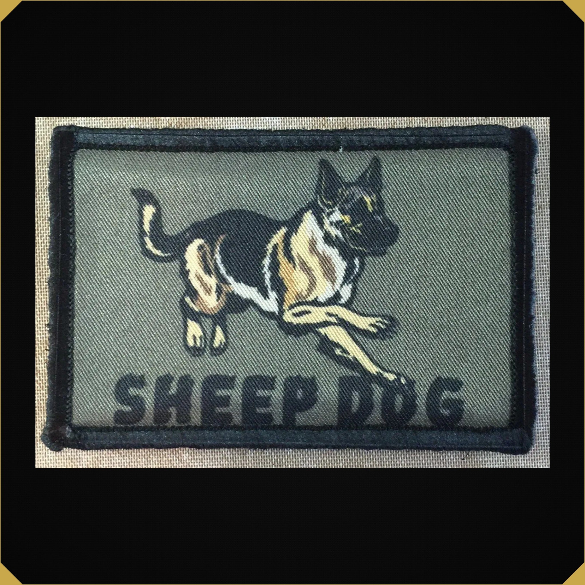 Redheaded T-Shirts Sheep Dog Hook & Loop Morale Patch 2x3 Inch ...