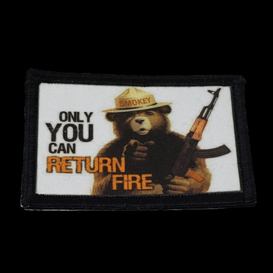 Smokey the Bear Only You Can Return Fire Morale Patch