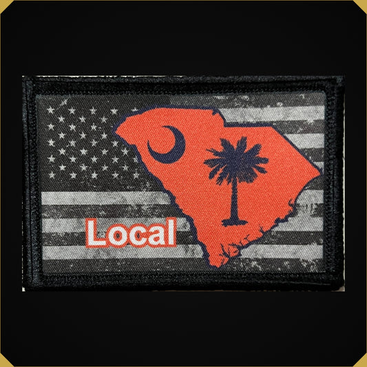 South Carolina Local USA Flag Morale Patch