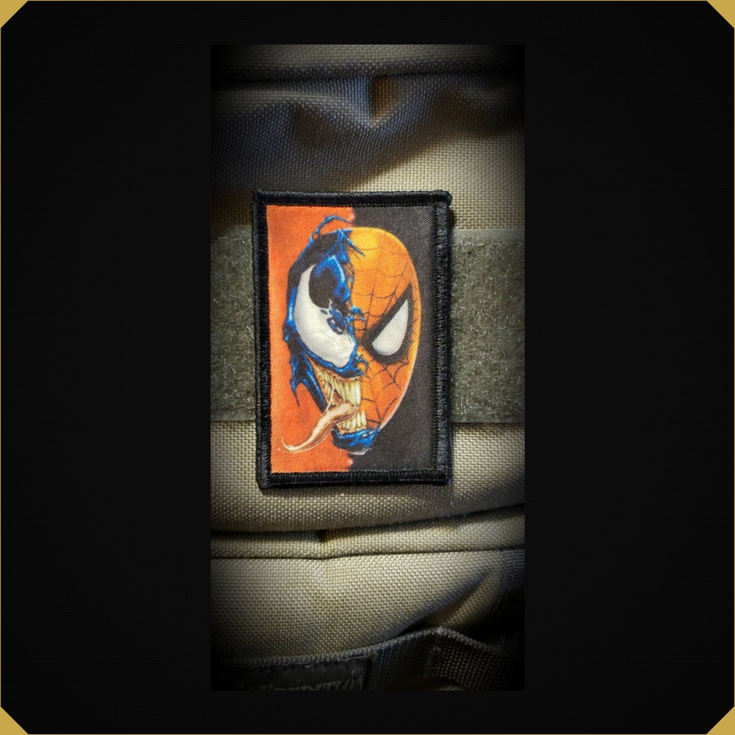 Spider-man / Venom Faces Morale Patch