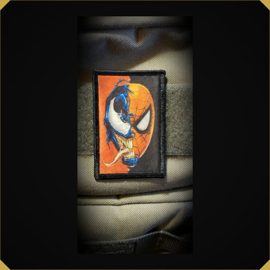 Spider-man / Venom Faces Morale Patch