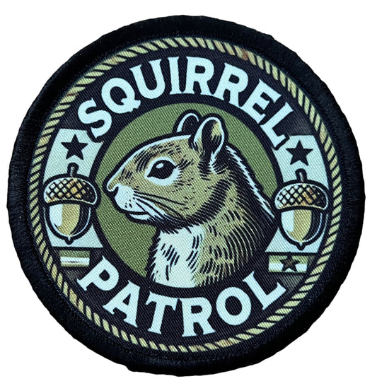 Squirrel Patrol Secret Squirrel Morale Patch