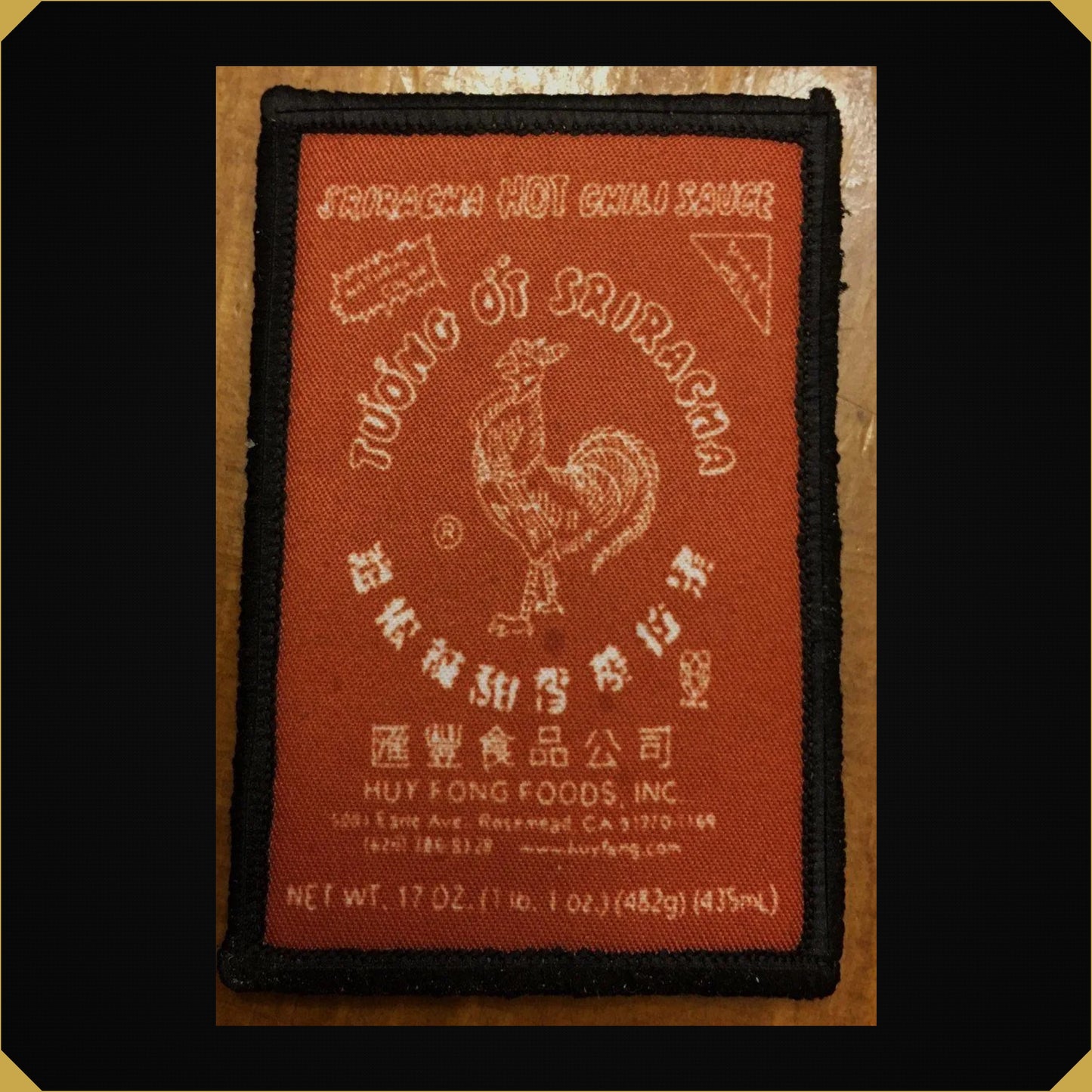 Sriracha Hot Sauce Morale Patch