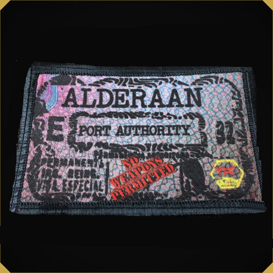 Star Wars Alderaan Passport Stamp Morale Patch