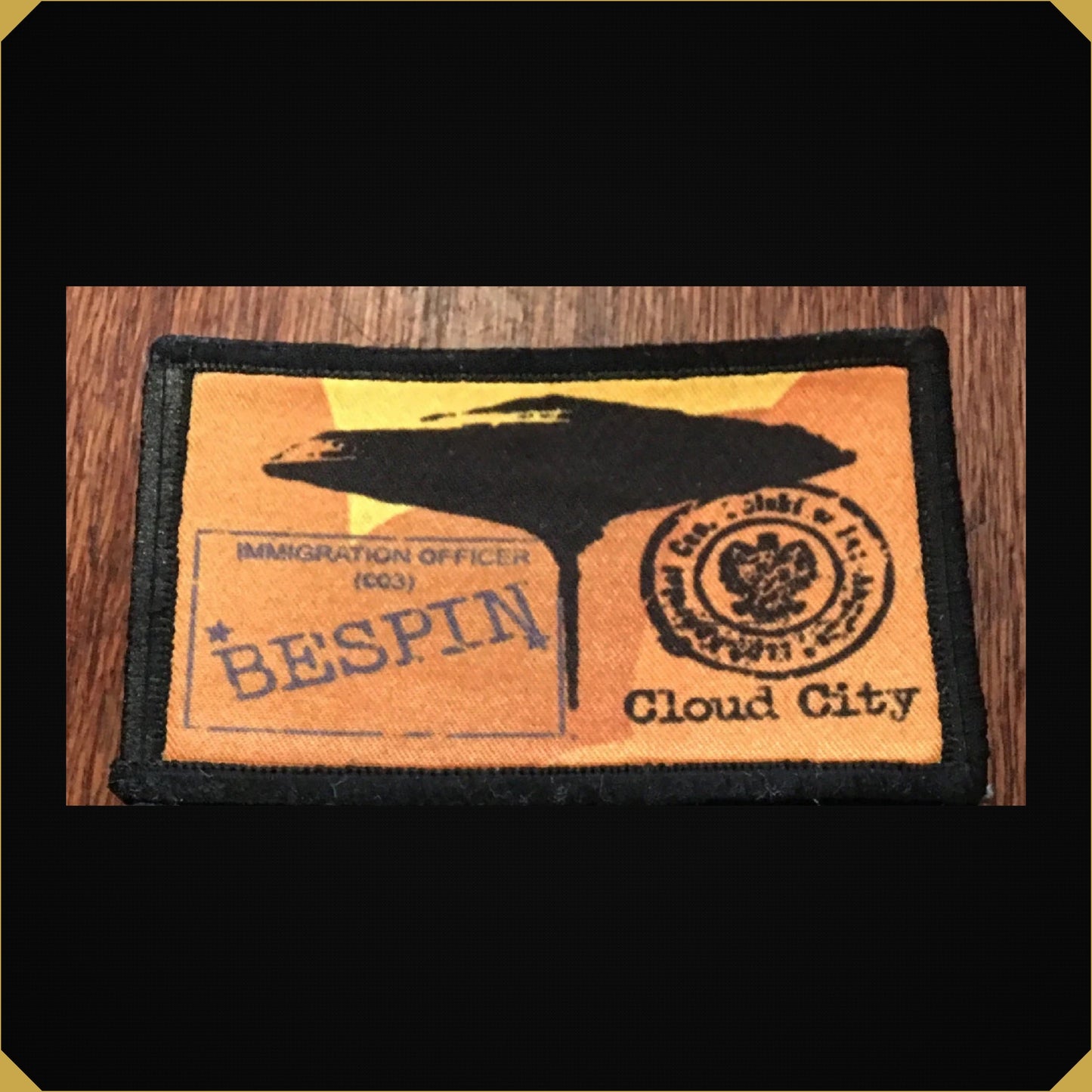 Star Wars Bespin Passport Stamp Morale Patch
