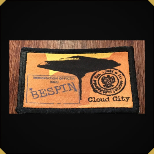 Star Wars Bespin Passport Stamp Morale Patch