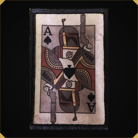 Star Wars Boba Fett Death Card Morale Patch