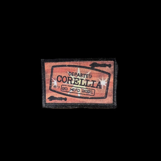 Star Wars Corellia Passport Stamp Morale Patch Corellian patch