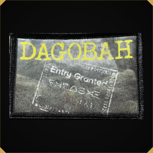 Star Wars Dagobah Passport Stamp Morale Patch