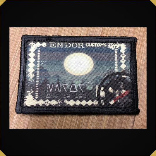 Star Wars Endor Passport Stamp Morale Patch