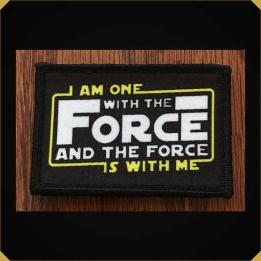 Star Wars I Am One With The Force and the Force is with Me Morale Patch