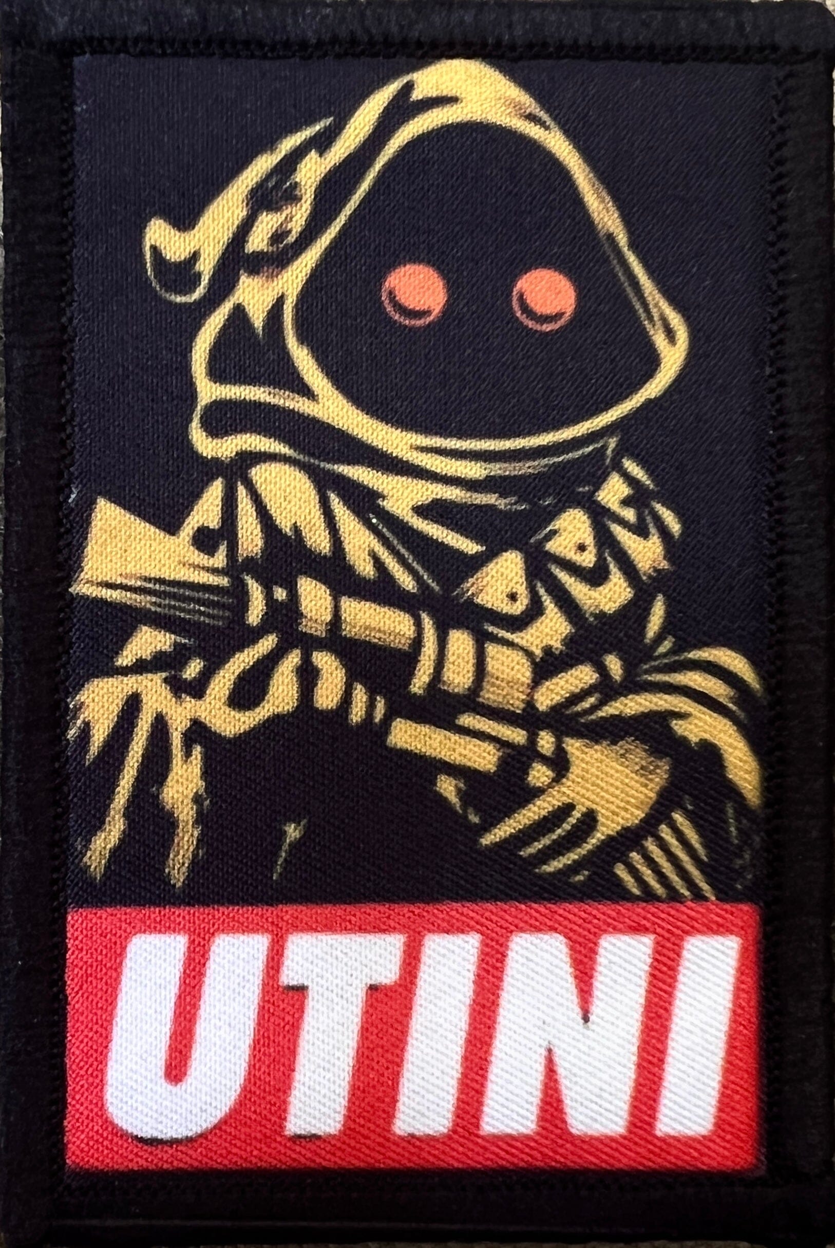 Star  Wars Jawa UTINI Velcro Morale Patch