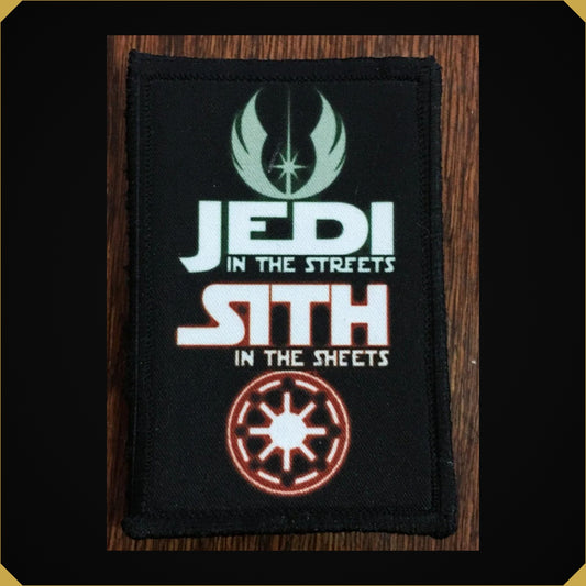 Star Wars Jedi in the Streets -Sith in the Sheets Moral Patch