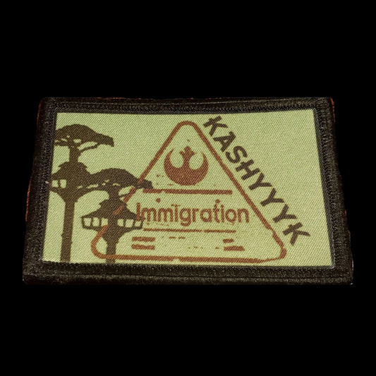 Star Wars KASHYYYK Passport Stamp Morale Patch