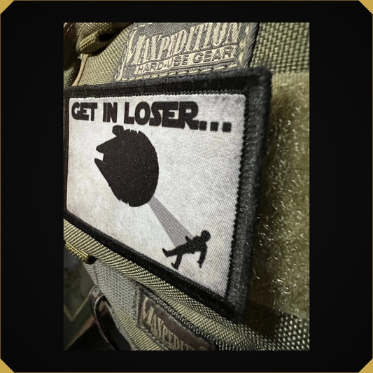 Star Wars Millennium Falcon Get In Loser Morale Patch