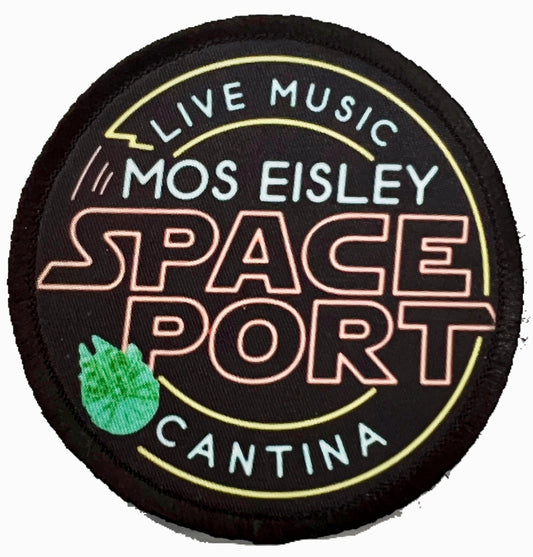 Star Wars Mos Eisely SpacePort cantina Sign Morale Patch