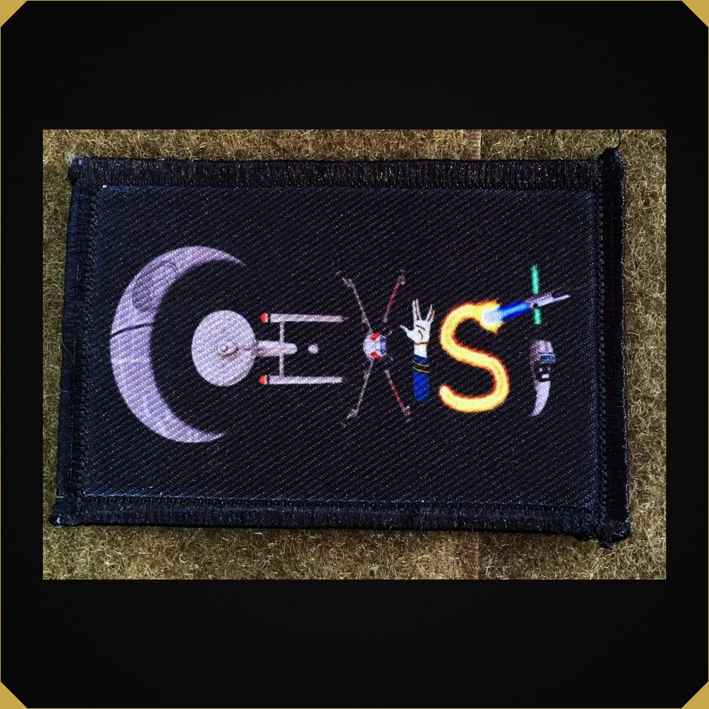 Star Wars Star Trek Coexist Morale Patch
