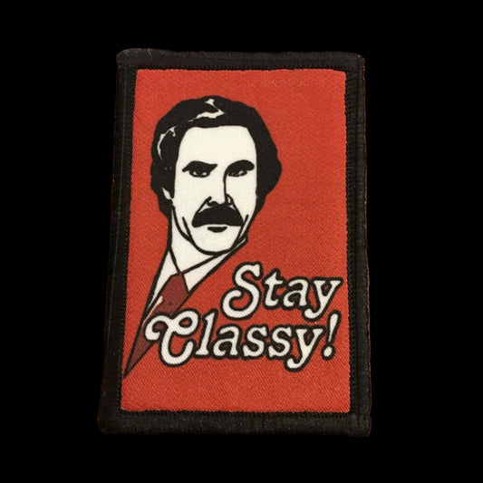 Stay Classy Anchorman Movie Morale Patch