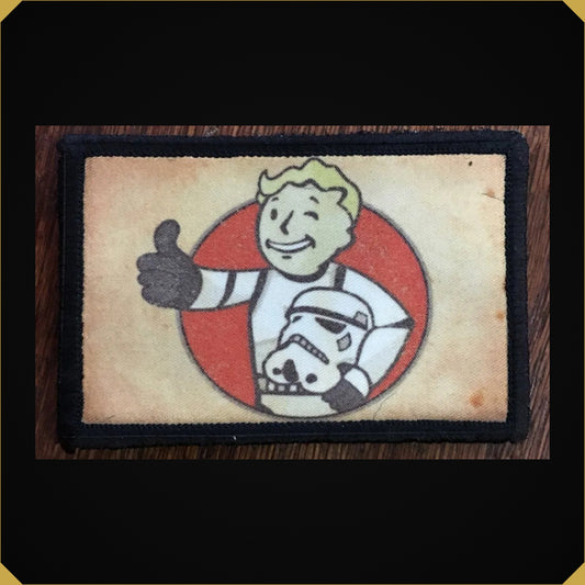 Star Wars Stormtrooper Fallout Vault Boy Morale Patch