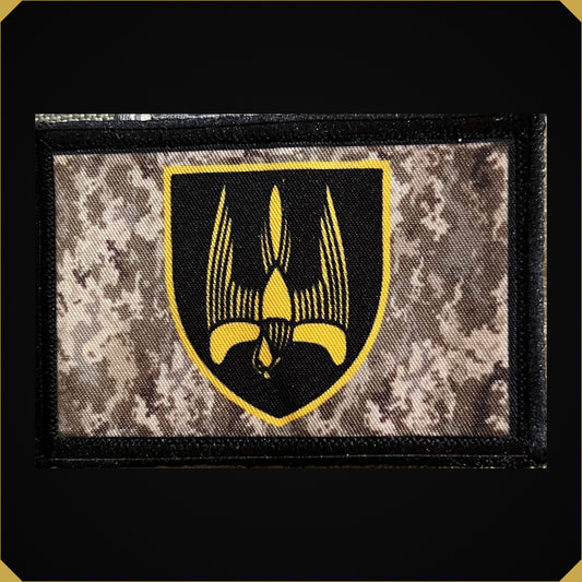 Subdued 46th Donbass Ukrainian Flag Morale Patch