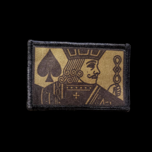 Subdued King of Spades Morale Patch