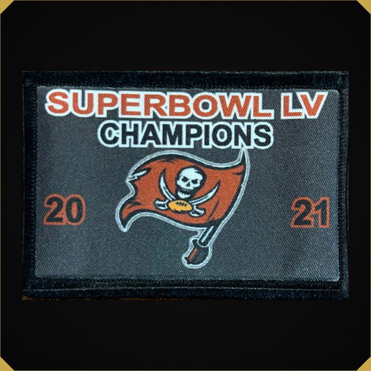 Super Bowl LV Champs Tampa Bay Buccaneers  Morale Patch