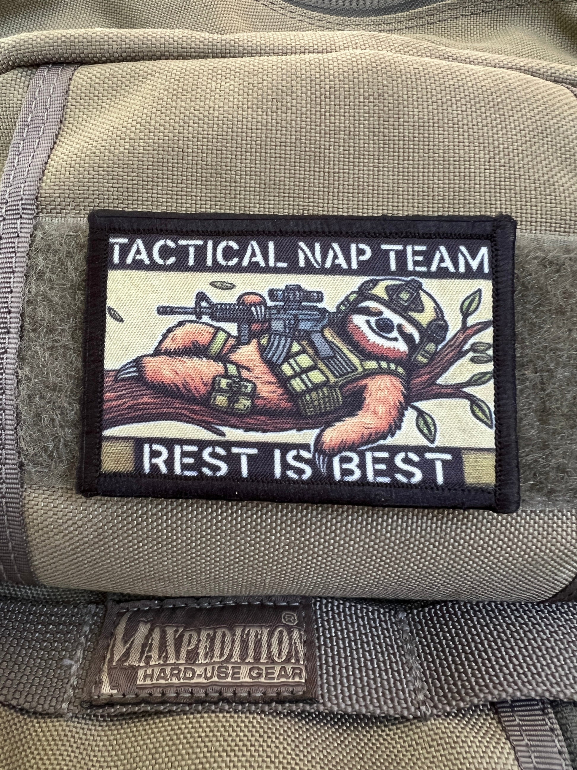 Tactical Nap Team Sloth Custom Funny Morale Patch