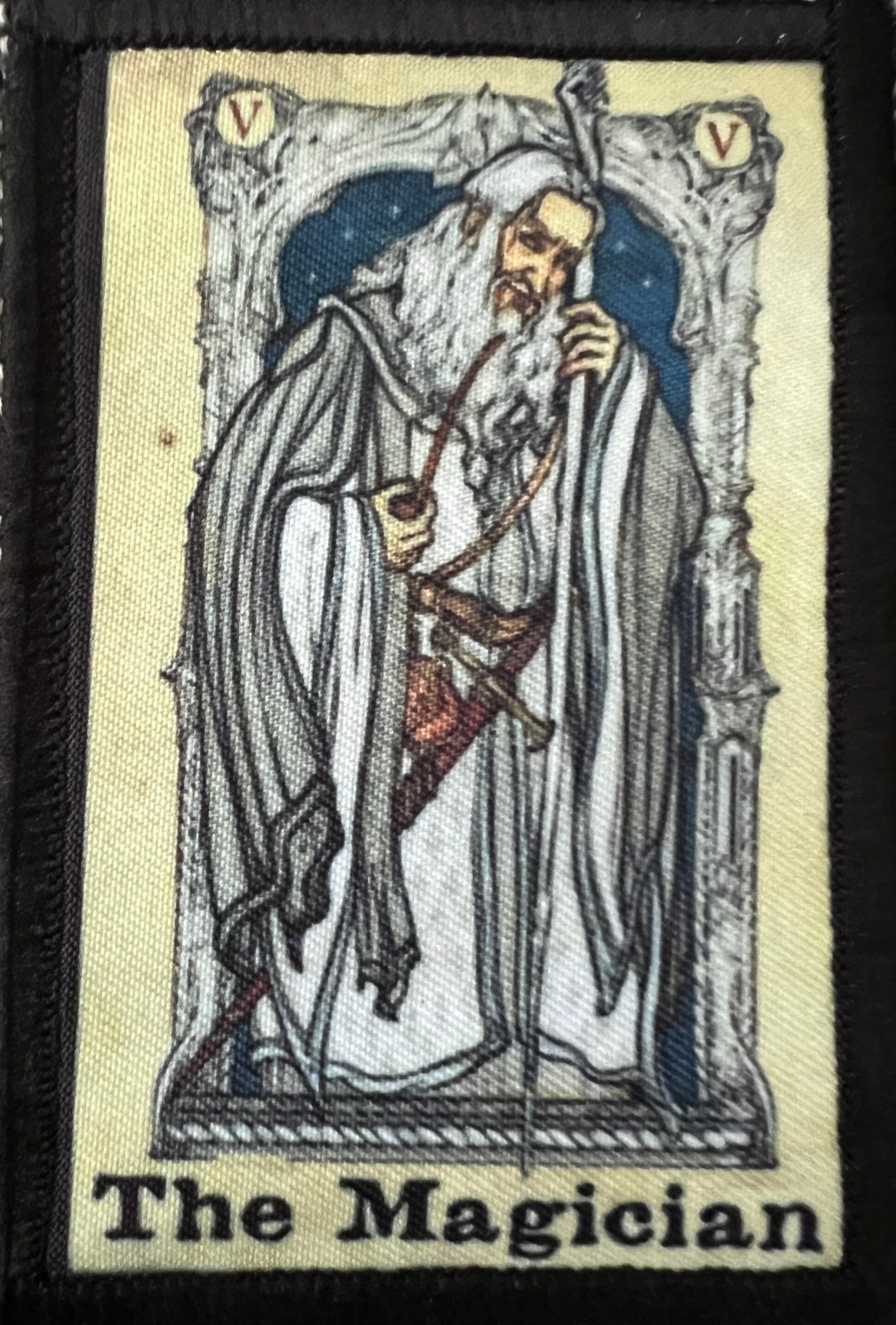 The Magician Gandalf Lord of the Rings Tarot Card morale Patch