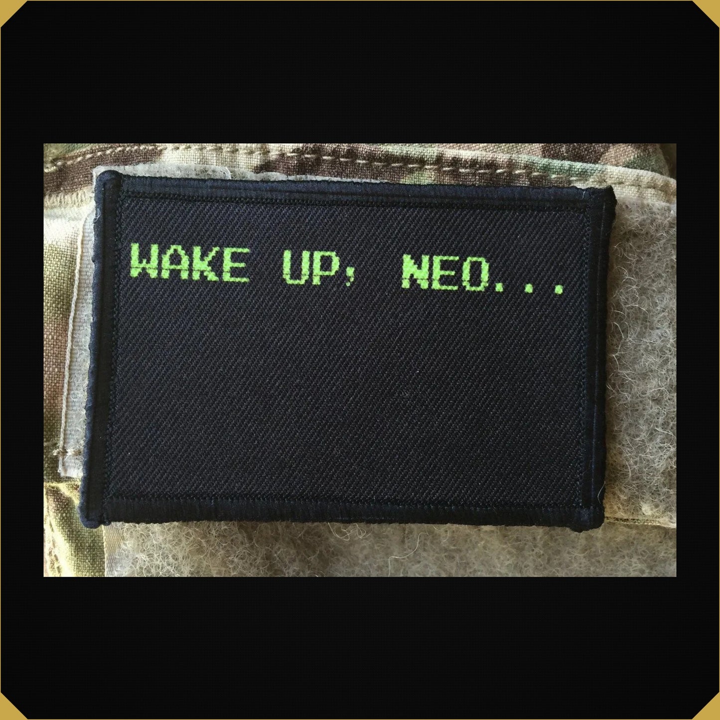 The Matrix Wake Up Neo Morale Patch