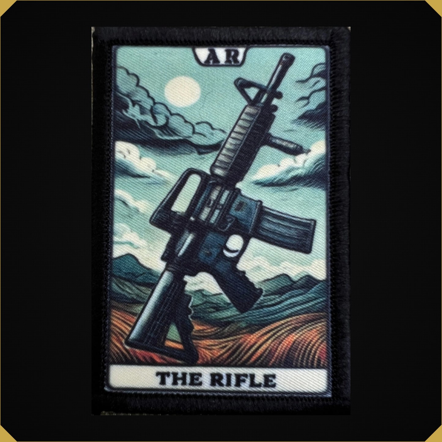 The Rifle Tarot Card Morale Patch