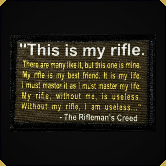 The Rifleman's Creed Morale Patch