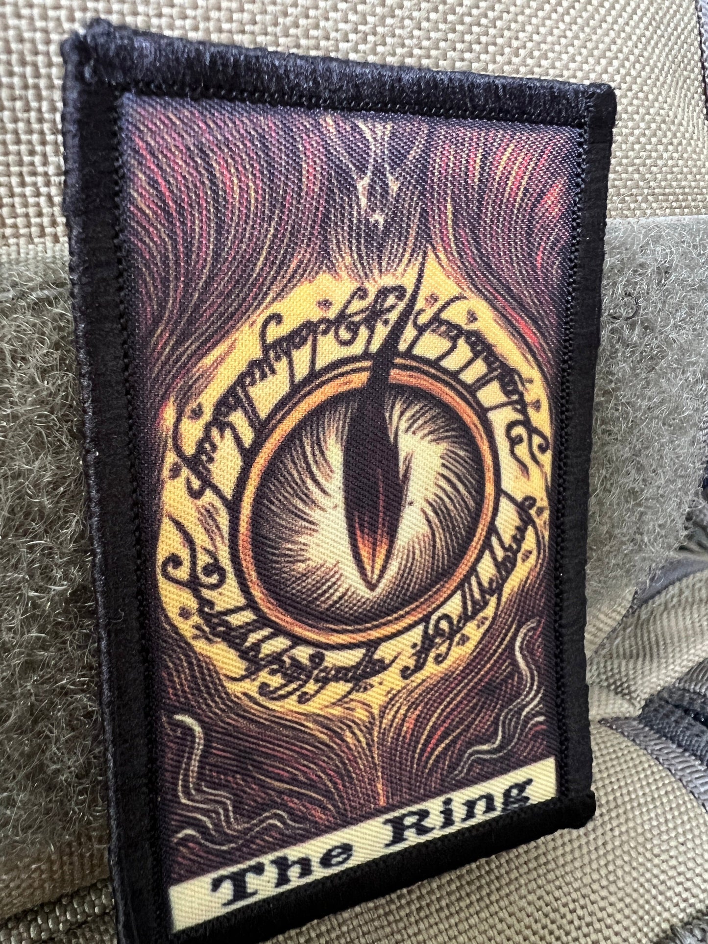 The Ring Lord of the Rings Tarot Card morale Patch