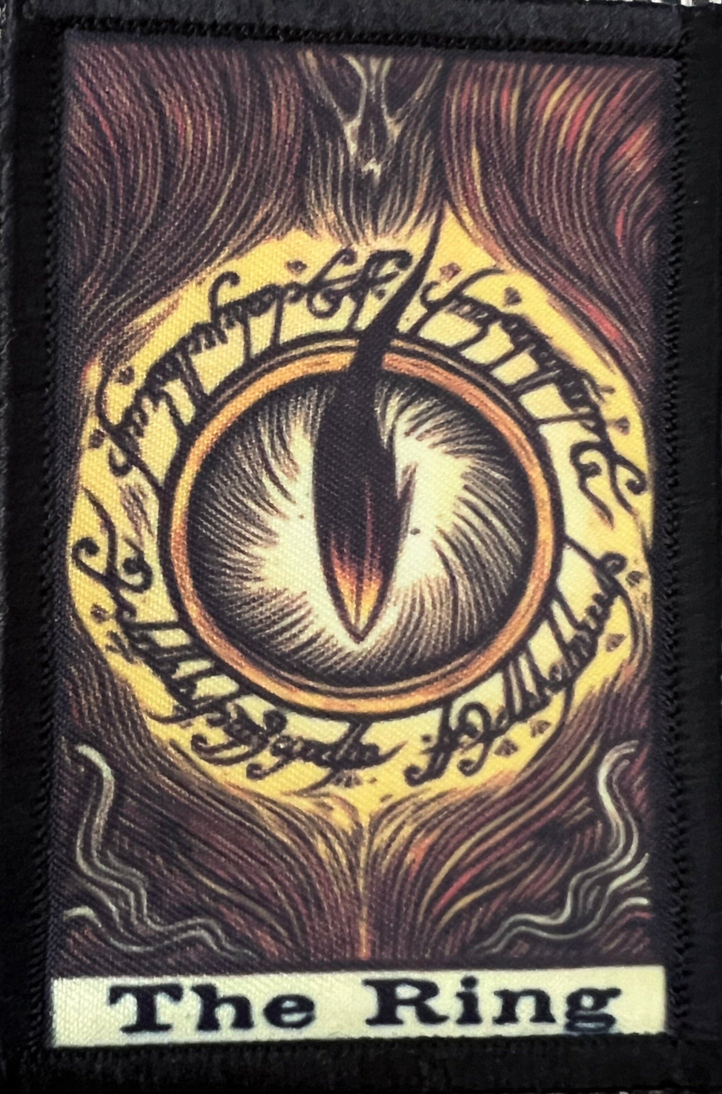 The Ring Lord of the Rings Tarot Card morale Patch