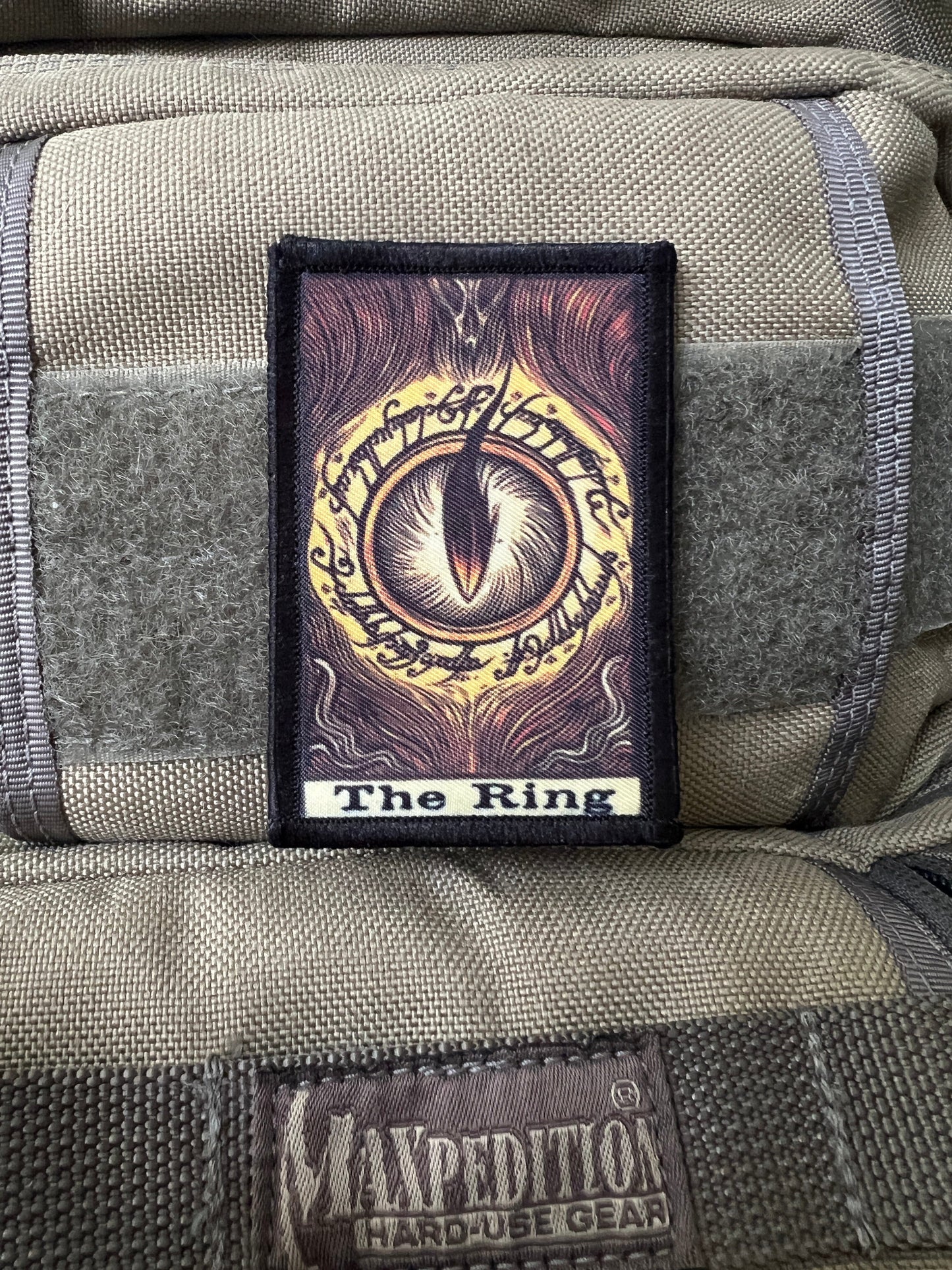 The Ring Lord of the Rings Tarot Card morale Patch