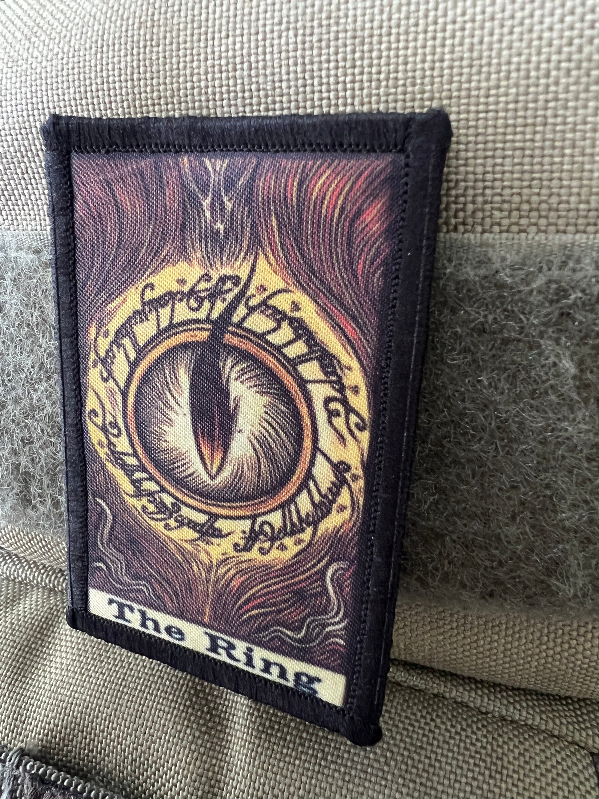 The Ring Lord of the Rings Tarot Card morale Patch