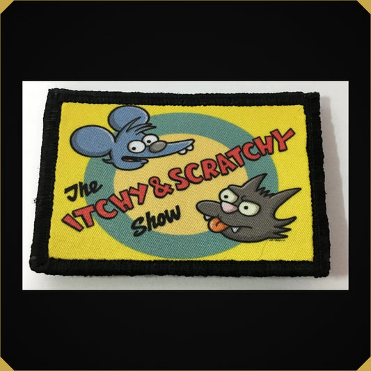 The Simpsons Itchy & Scratchy Morale Patch