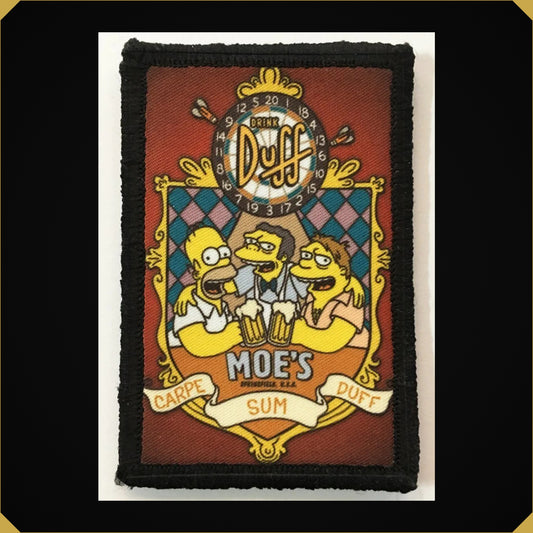 The Simpsons Moe's Tavern Sign  Morale Patch