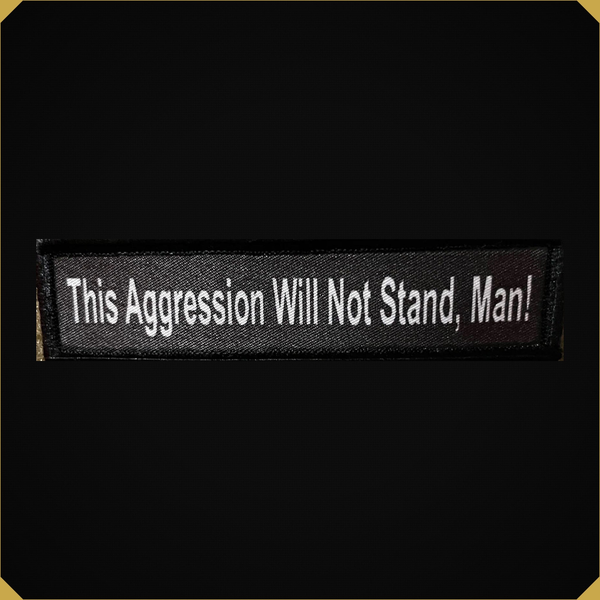 Redheaded T-Shirts This Aggression Will Not Stand, Man! Hook & Loop ...
