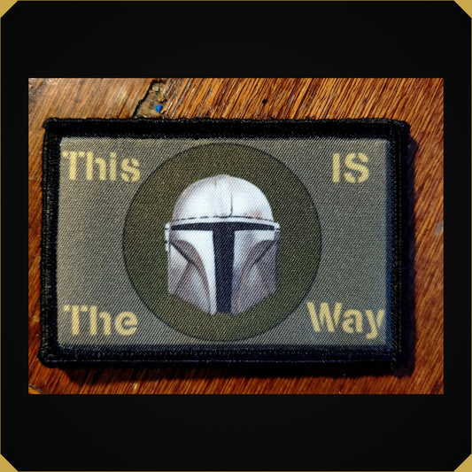 This is the Way Mandalorian  2x3" Morale Patch
