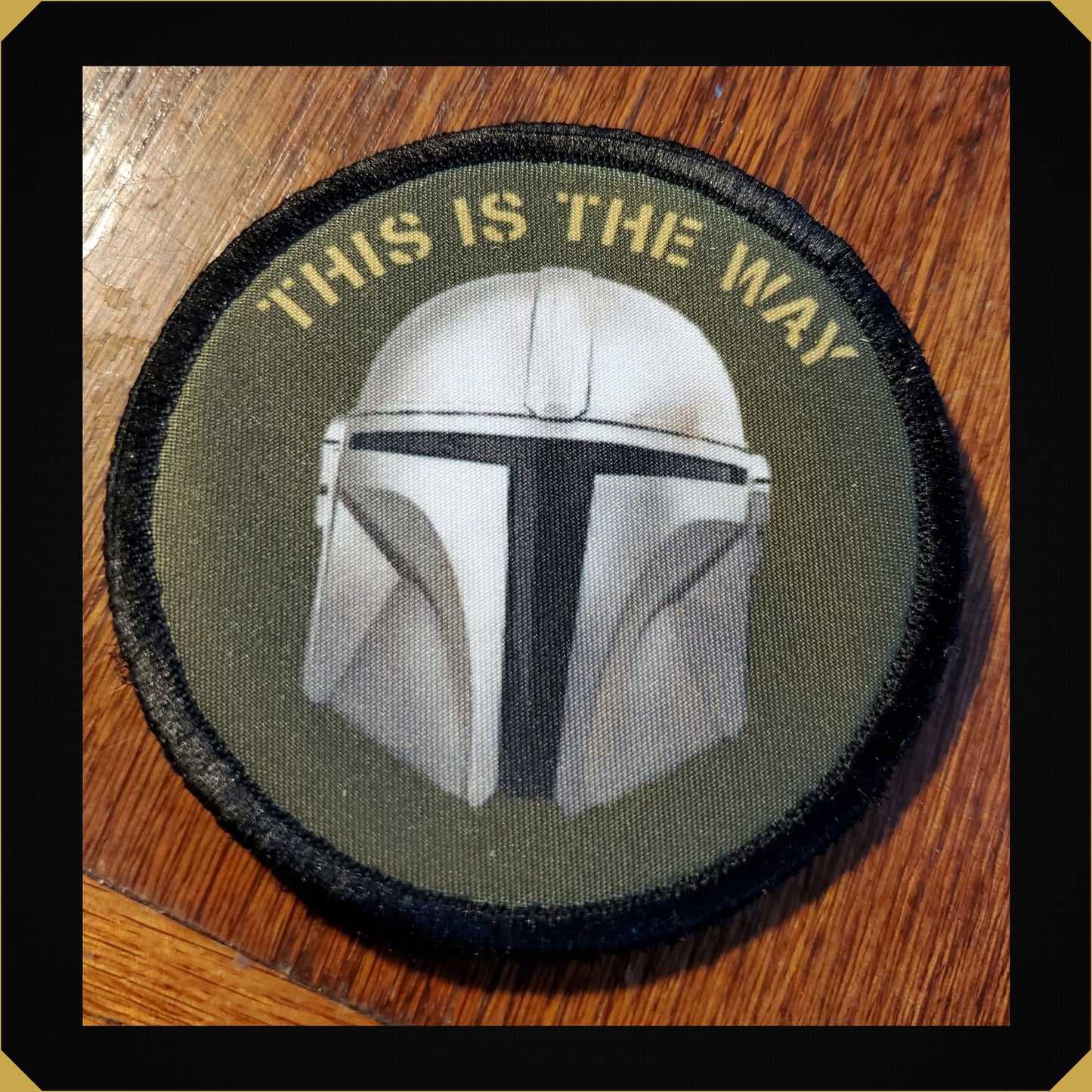 This is the Way Mandalorian  3" Morale Patch