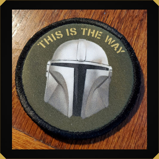 This is the Way Mandalorian  3" Morale Patch