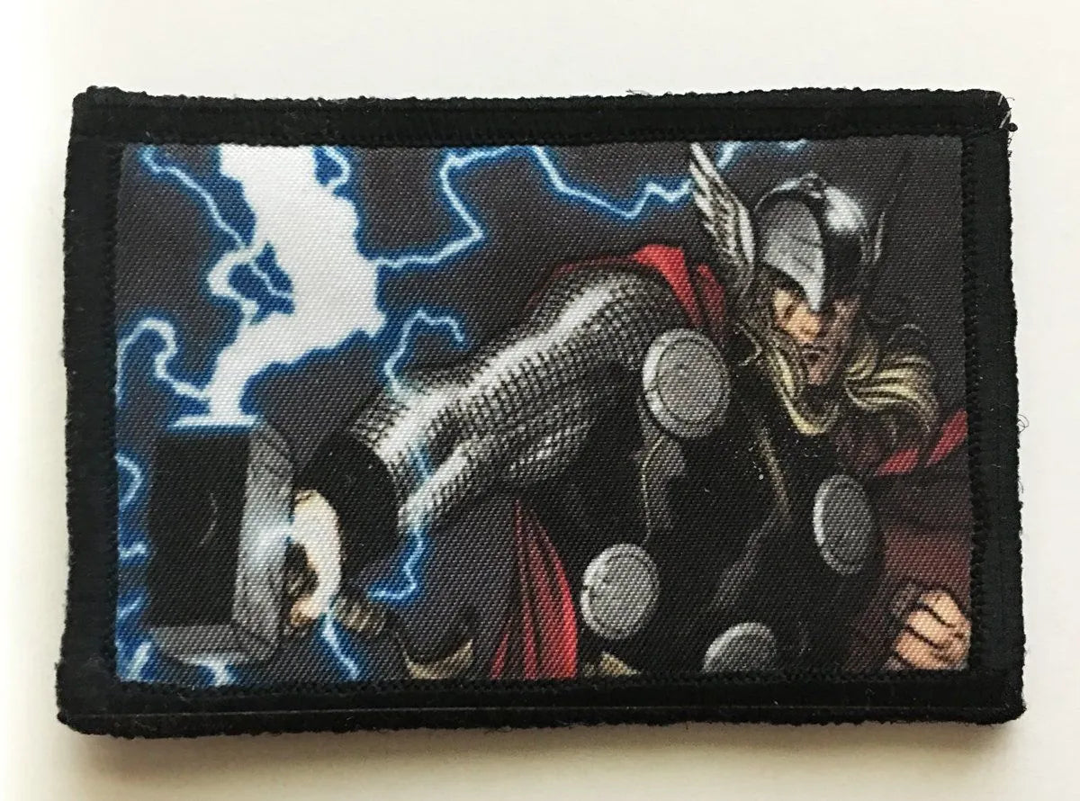 Thor Lightning Hammer Morale Patch Morale Patches Redheaded T Shirts 