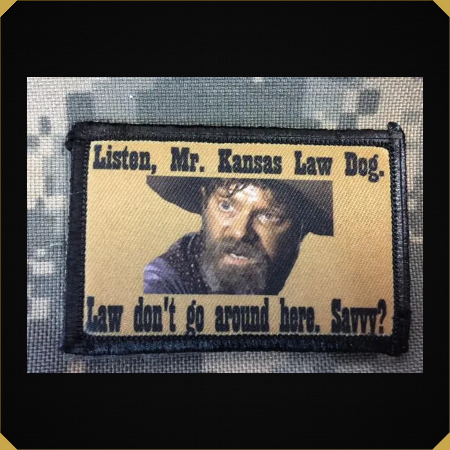 Tombstone Movie Ike Clanton 'Law Dog' Morale Patch